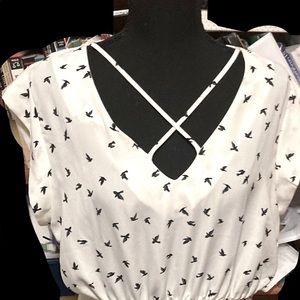 NWOT Soft silky white dress XL